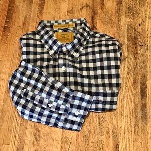 Vintage 1946 color-flecked checkered button down